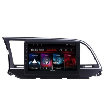 Navigatie Hyundai Elantra 2015-2018 Lenovo Kit-581 4+64 GB Android Waze USB Navigatie Internet Youtube Radio