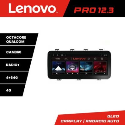 Navigatie Toyota Auris 2013-2017 Lenovo PRO 4+64 12.3 inch qled android 4G DSP gps internet  Kit-auris15+kit-toyota-universal