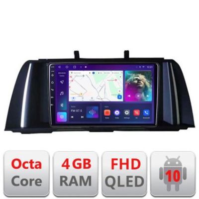 Navigatie Seria 5 F10 2010-2012 CIC Android Ecran QLED octa core 4+32 carplay android auto KIT-f10-cic+EDT-E309V3