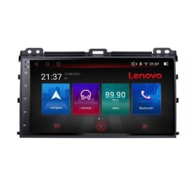 Navigatie Toyota Prado 2007- Lenovo Kit-456 8 core QLED Qualcomm 4+64 360 Android Waze USB Navigatie Internet Youtube Radio