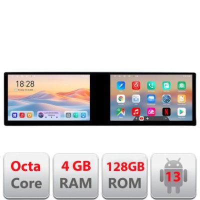 Navigatie Fiat Tipo 2020- Edotec 2 ecrane  8 core 4+128 21.6 inch Incell android Wifi 5Ghz gps internet  Kit-tipo2022