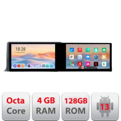 Navigatie Toyota CKit-R LOW Kit-CKit-R-A Edotec 2 ecrane  8 core 4+128 21.6 inch Incell android Wifi 5Ghz gps internet  Cor