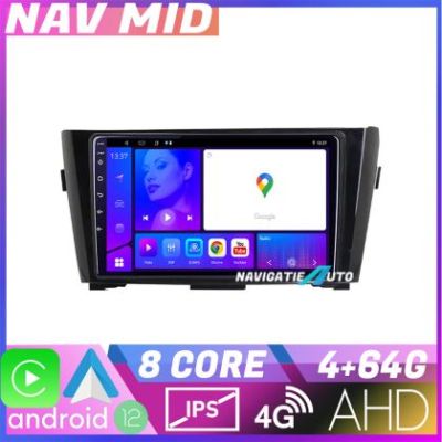 Navigatie Nissan Qashqai KIT 353 EDOTEC-LITE Android Ecran 720P Octa Core 4 64 Carplay