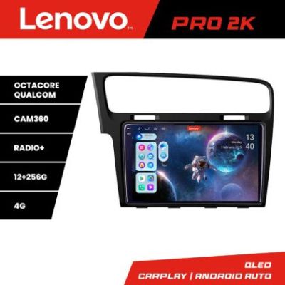 Navigatie VW Golf 7 Lenovo Kit-491 8 core QLED 2K 12+256 360 Android Waze USB Navigatie Internet Youtube Radio