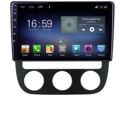 Navigatie VW Golf 5 2004-2010 clima automatica Android radio gps internet Octa Core 8+128 LTE KIT-golf5-automatic+EDT-E610
