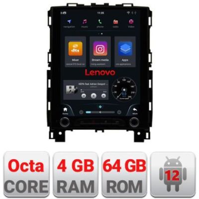 Navigatie Renault Megane 4 2016-2024 cu tip tesla radio cd tip tesla radio gps internet Qualcomm 8X 8+128 360 4G carplay android auto kit-tesla-447-low