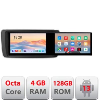 Navigatie Nissan Leaf 2018-2024 Edotec Incell 1K 10.5 inch  8 core 4+128 carplay android auto radio internet kit-leaf+EDT-E211-RK