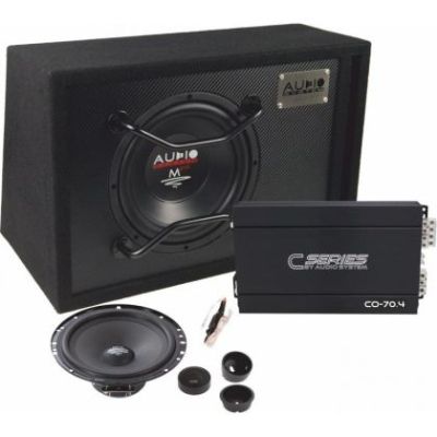 PACHET AMPLIFICATOR , DIFUZOARE, SUBWOOFER M10 EVO BR+DIFUZOARE MX 165 EVO+AMPLIFICATOR CO-70.4