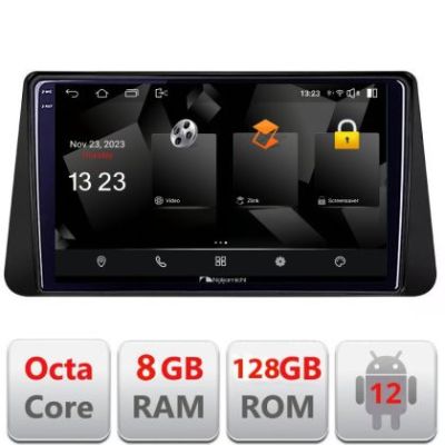 Navigatie Nissan Micra intre anii 2014-2024 Android Octa Core Qualcomm 2K Qled 8+128 DTS DSP 360 4G Optical