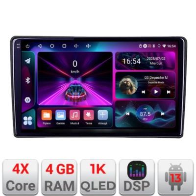 Navigatie Citroen Berlingo 2008-2018 A-berlingo  4+64 InCell Display 1K Android Waze USB Navigatie Internet Youtube Radio