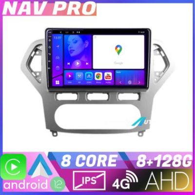 Navigatie Ford Mondeo 2006 2010 KIT MONDEO AC EDOTEC-LITE Android Ecran 720P Octa Core 8 128 Carplay