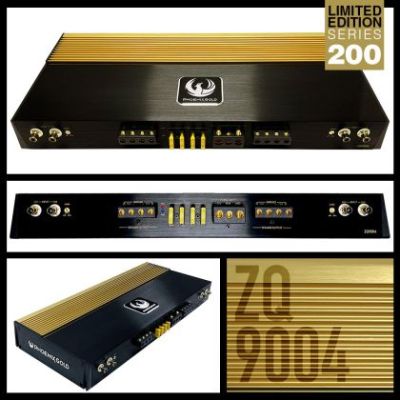 Amplificatoare Phoenix Gold   ZQ9004 4 x 230 watts, în 2 sau 4 Ohm, clasa A/B 4 canale