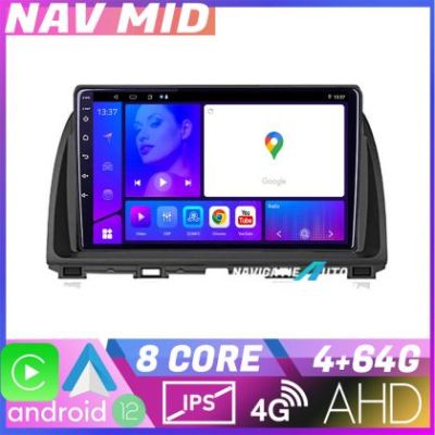 Navigatie Mazda CX 5 2012 2016 KIT 212 EDOTEC-LITE Android Ecran 720P Octa Core 4 64 Carplay
