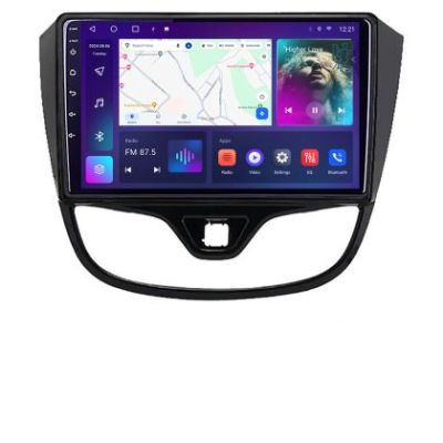 Navigatie Opel Karl 2017- B-karl Android Ecran QLED octa core 4+64 carplay android auto kit-karl+EDT-E310V3