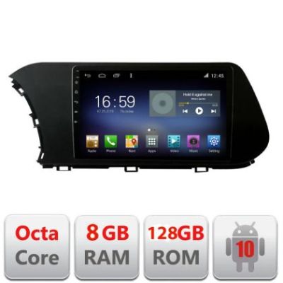 Navigatie Hyundai I20 2020- F-i20 Android radio gps internet Octa Core 4G 8+128 DSP