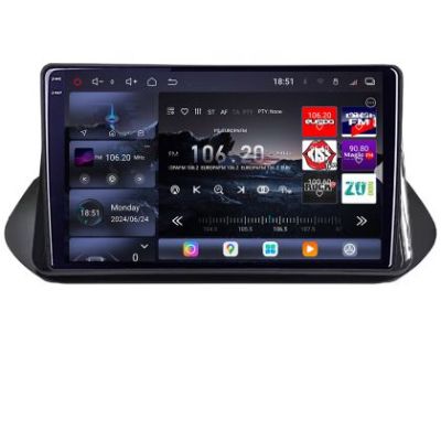 Navigatie Nissan X-trail 2021- Qled 2K Octa Core 16+512GB LTE 4G DSP Wifi 5Ghz android auto carplay radio gps internet kit-x-trail-2021+EDT-E810-2K