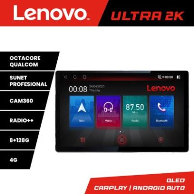 Navigatie Dacia Duster dupa 2019 N-199 ecran 13" 2K 8+128 Android Waze USB Navigatie 4G 360 Toslink Youtube Rad