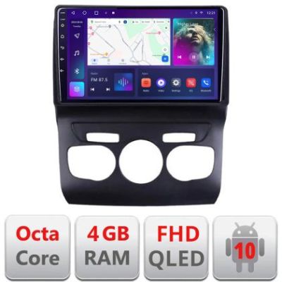 Navigatie Citroen C4 2011-2016 Quad Core B-241 Android Ecran QLED octa core 4+64 carplay android auto KIT-241+EDT-E310V3