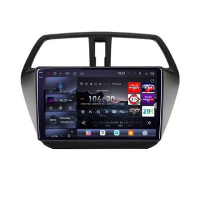 Navigatie Suzuki S-Cross 2013-2020 Edotec Kit-337 8 core QLED 2K 16+512GB 360 Android Waze USB Navigatie Internet Youtube Radio