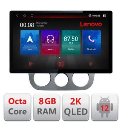 Navigatie VW Golf 5 2004-2010 clima manuala, Ecran 2K QLED 13",Octacore,8Gb RAM,128Gb Hdd,4G,360,DSP,Carplay,Bluetooth