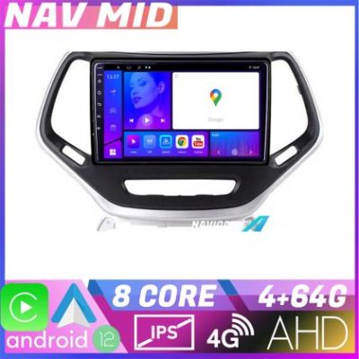 Navigatie Jeep Cherokee 2014 2019 KIT 248 EDOTEC-LITE Android Ecran 720P Octa Core 4 64 Carplay