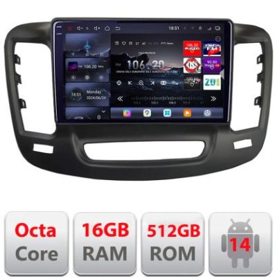 Navigatie Chrysler 200 2015-2019 Android radio gps internet 8 core QLED 2K 16+512GB 360 Edotec