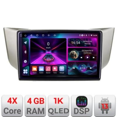 Navigatie Lexus RX 2003-2009 A- rx-03  4+64 InCell Display 1K Android Waze USB Navigatie Internet Youtube Radio