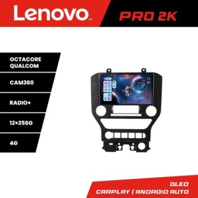 Navigatie Ford Mustang 2015-2020 Lenovo Kit-MUSTANG-NAVI8 core QLED 2K 12+256 360 Android Waze USB Navigatie Internet Youtube Radio
