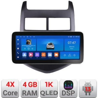 Navigatie Chevrolet Aveo 2010-2013 K-aveo10 Edotec 4+64 12.3 inch Incell 1K android Wifi 5Ghz gps internet