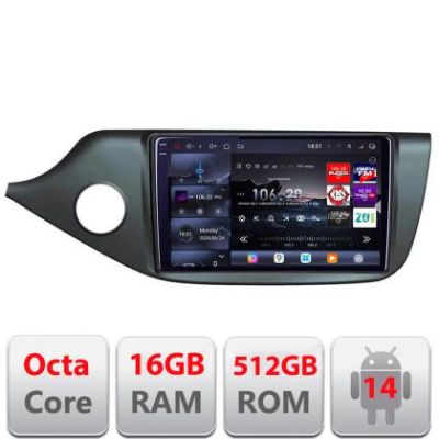 Navigatie Kia Ceed 2012-2018 Edotec Kit-KI39 8 core QLED 2K 16+512GB 360 Android Waze USB Navigatie Internet Youtube Radio