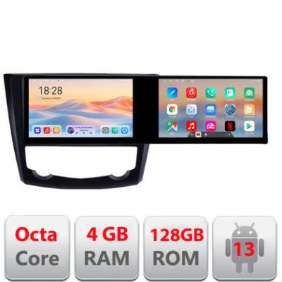Navigatie Renault Kadjar Kit-9030 Edotec 2 ecrane  8 core 4+128 21.6 inch Incell android Wifi 5Ghz gps internet