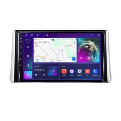 Navigatie Toyota RAV4 2018 Android Ecran QLED octa core 4+64 carplay android auto KIT-RAV4+EDT-E309V3 v1