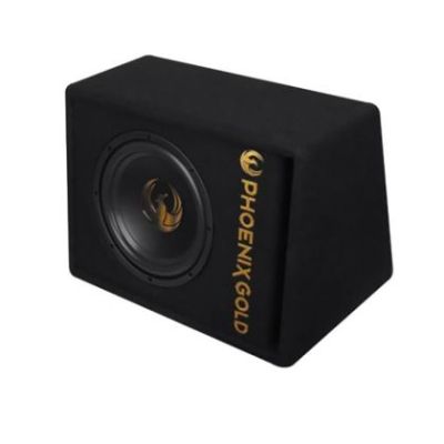 Subwoofer activ Phoenix Gold, difuzor 8", 125 W RMS, 500 W Max, kit de cabluri incluse