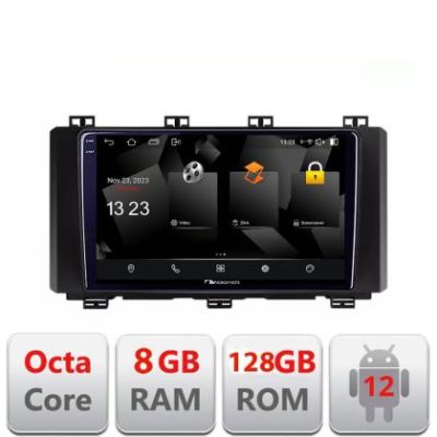 Navigatie Toyota Auris 2013-2018 Android Octa Core Qualcomm 2K Qled 8+128 DTS DSP 360 4G Optical