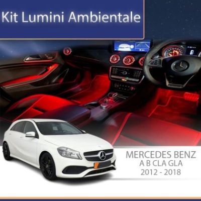 Lumini Ambientale Mercedes Benz W176 COMBO set complet control telefon sau sistem original
