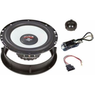KIT Sistem component Dedicat Seat Arosa, VW  6.5"  m-fit 165mm Crossover plug'n'play 90W pe 2 căi Audio System German Sound v1