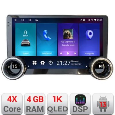 Navigatie Alfa Romeo 159 2005-2011 dedicata Android cu butoane radio gps internet 4+64 InCell display Qled 1K Rockchip Kit-+EDT-E211-RK
