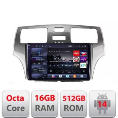 Navigatie Lexus ES intre anii 2001-2006 Android radio gps internet 8 core QLED 2K 16+512GB 360 Edotec