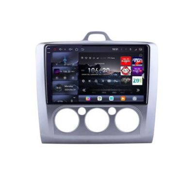 Navigatie Ford Focus 2 Clima Manuala 2005-2010 Edotec Kit-140-manual 8 core QLED 2K 16+512GB 360 Android Waze USB Navigatie Internet Youtube Radio