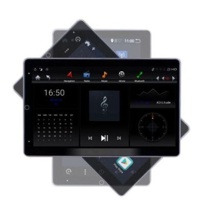 Navigatie universala 1DIN K002 ecran de 13.6" Android 9 4+64GB ecan adjustabil internt radio gps
