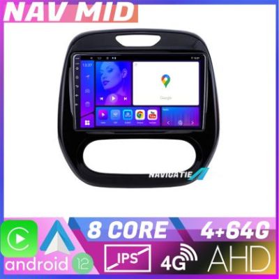 Navigatie Renault Captur 2013 2020 EDOTEC-LITE Android Ecran 720P Octa Core 4 64 Carplay