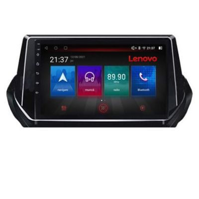 Navigatie Peugeot 2008 2020- Android radio gps internet 8 core QLED Qualcomm 4+64 360 Lenovo