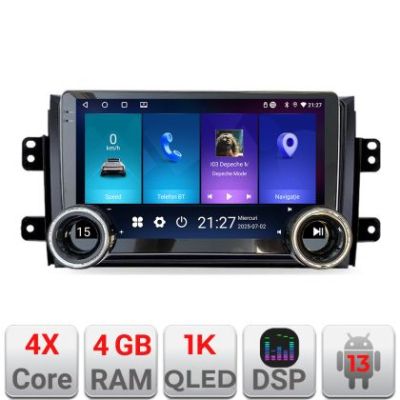 Navigatie Suzuki SX4 2006-2013 Edotec  4+64 10.5 inch Incell 1K android Wifi 5Ghz gps internet  Kit-124