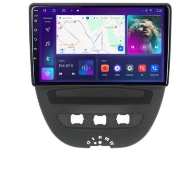 Navigatie Citroen C1 Peugeot 107 Toyota Aygo 2005-2014 Android radio gps internet quad core 4+64 carplay android auto KIT-C1+EDT-E310v3 v1