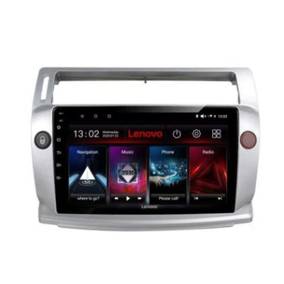 Navigatie Citroen C4  Lenovo Kit-088 8 core QLED 2K 8+256 360 Android Waze USB Navigatie Internet Youtube Radio