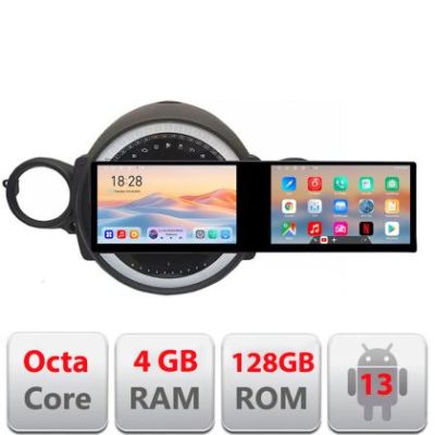 Navigatie Mini 2007-2011 Edotec 8 core 4+128 10.5 inch Incell 1K android Wifi 5Ghz gps internet