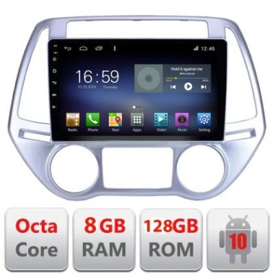 Navigatie Hyundai I20 2011-2014 manual si automat Android radio gps internet Octa Core 8+128 LTE Kit-i20-2012+EDT-E609