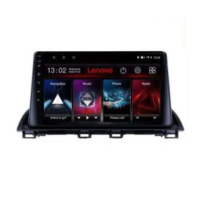 Navigatie Mazda 3 2014-2019 Lenovo Kit-463 4+64 GB Android Waze USB Navigatie Internet Youtube Radio
