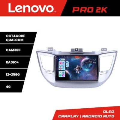 Navigatie Hyundai Tucson Lenovo Kit-546 8 core QLED 2K 12+256 360 Android Waze USB Navigatie Internet Youtube Radio