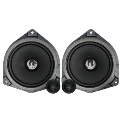 Kit de difuzoare TOYOTA pe 2 căi 6,5” (165 mm) cu filtre și cabluri plug & play 90W RMS/180W MAX 4Ohm Phoenix Gold ZDST6CS v4